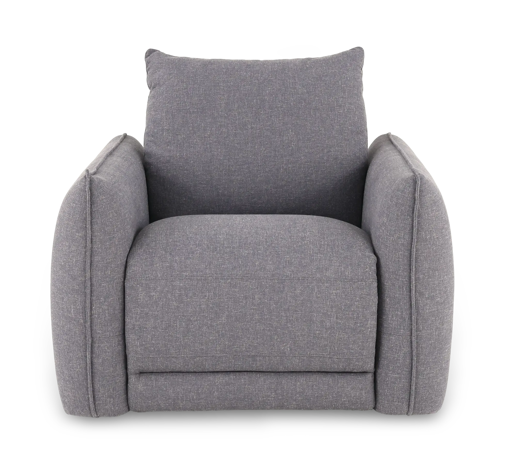 Cambridge Blue-Gray Swivel Chair-4