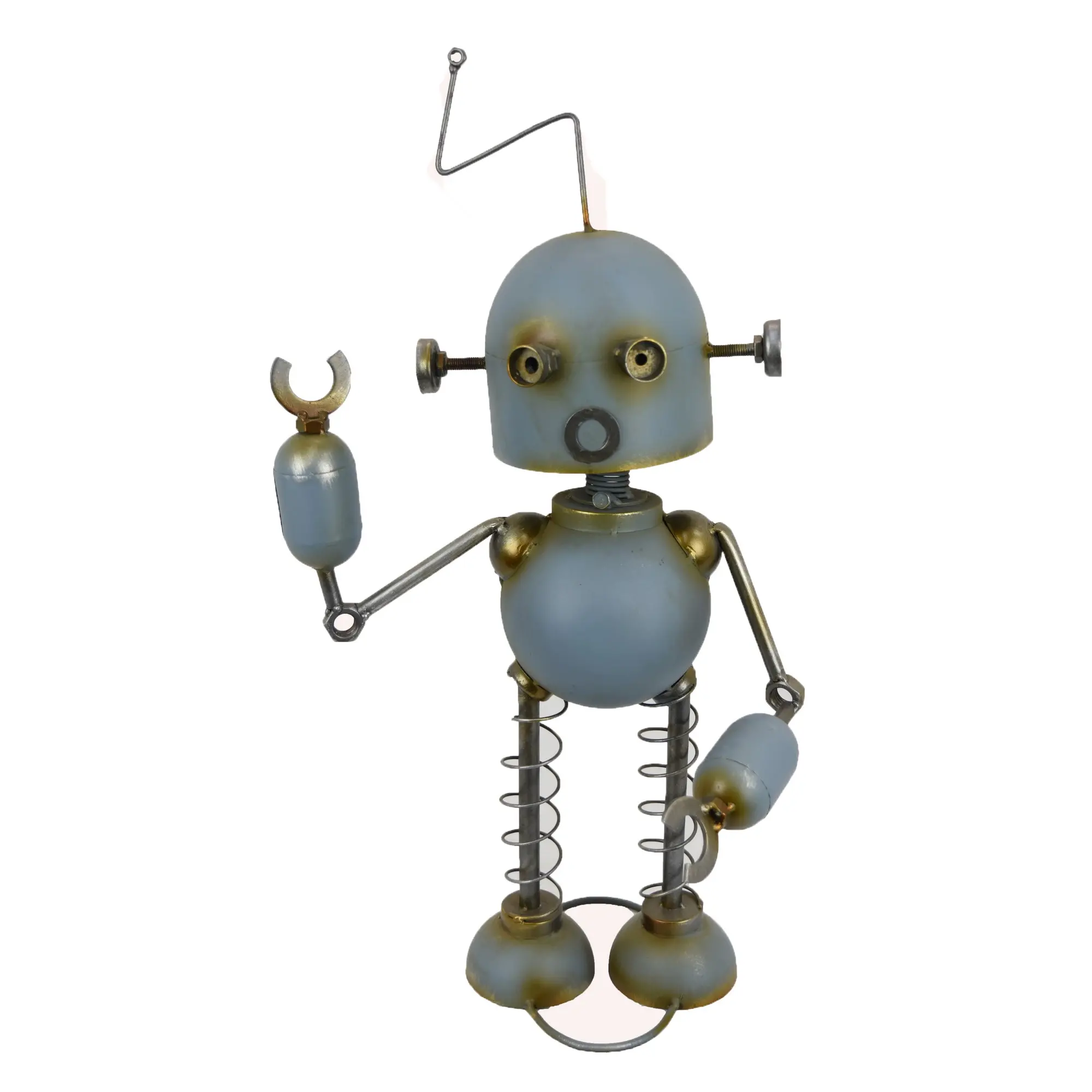 Metal Robot Blue-1