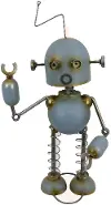 Metal Robot Blue