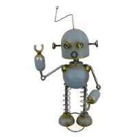 Metal Robot Blue