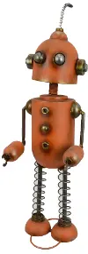 Metal Robot Orange