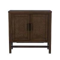 Dark Brown Accent Cabinet