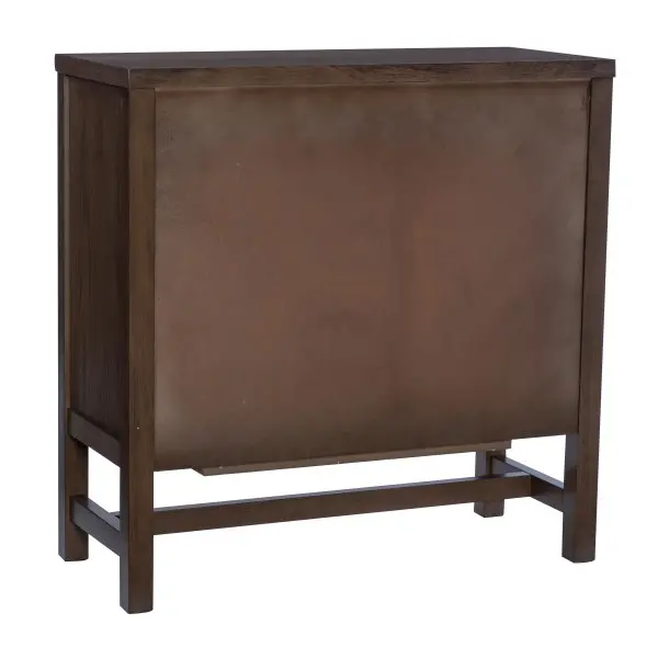 Dark Brown Accent Cabinet-5