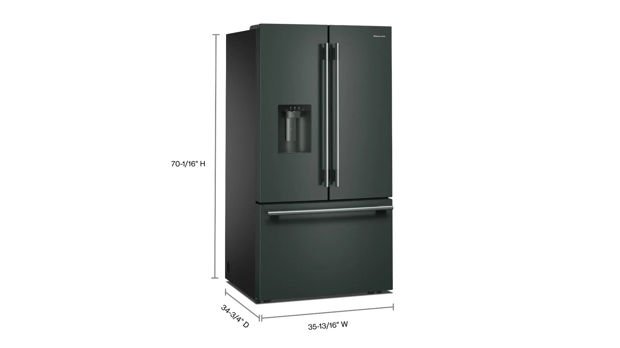 KitchenAid 30 Cu Ft French Door Refrigerator - Juniper Green | RC