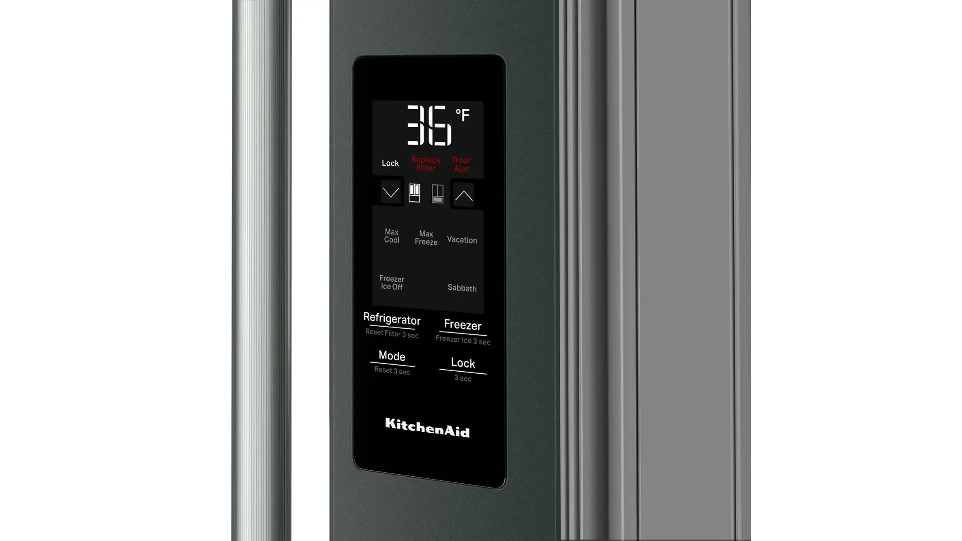 KRFF436SJP KitchenAid 30 Cu Ft French Door Refrigerator - Juniper Green-7