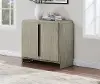 Cool Gray Two Door Cabinet