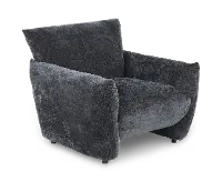 Atlas Black Accent Chair