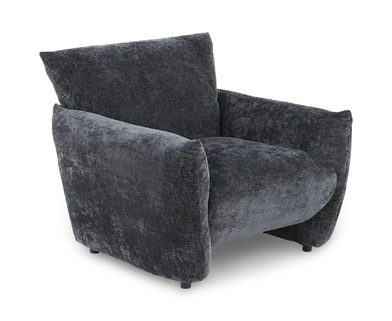 Atlas Black Accent Chair