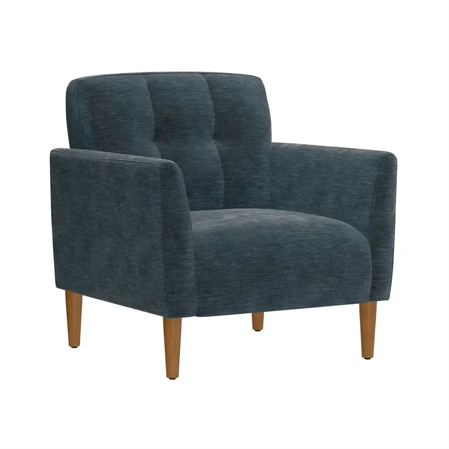 Jonah Blue Chenille Accent Chair-1