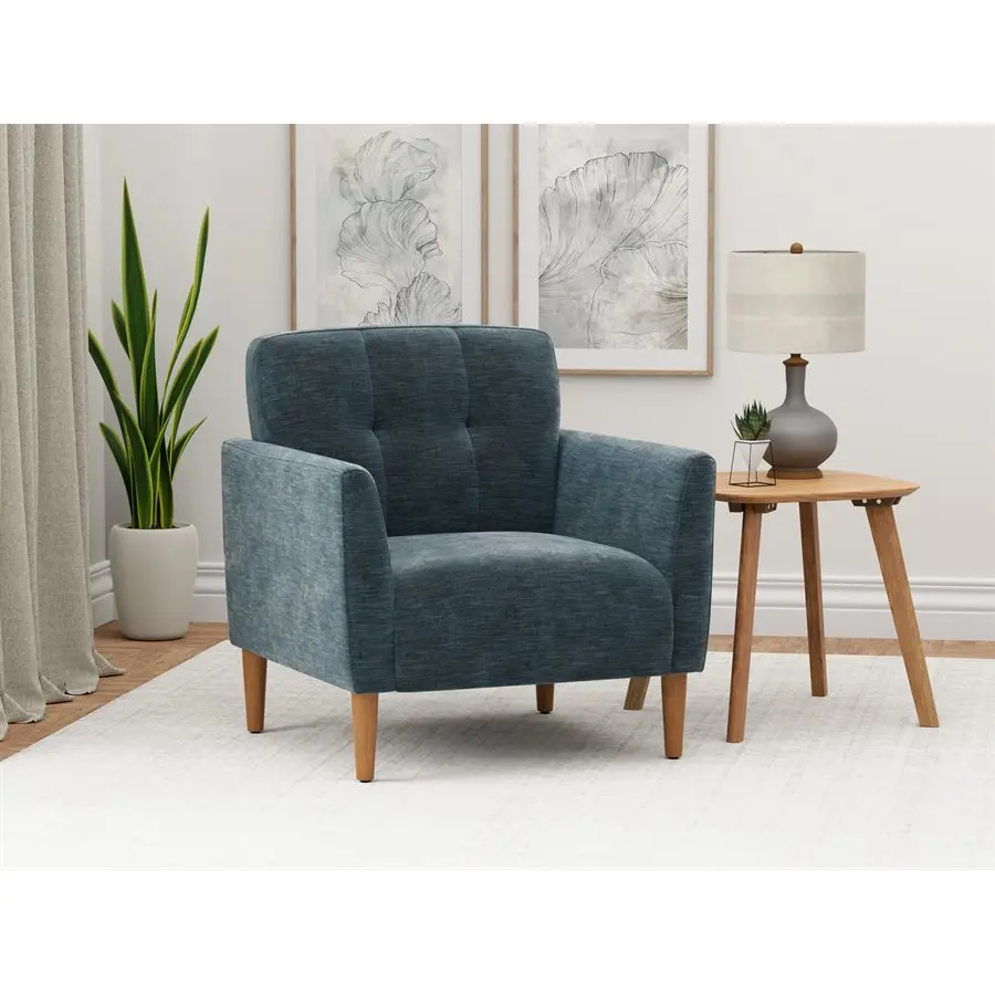 Jonah Blue Chenille Accent Chair-2