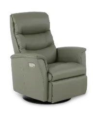 Liberty Moss Green Large Power Glider Recliner