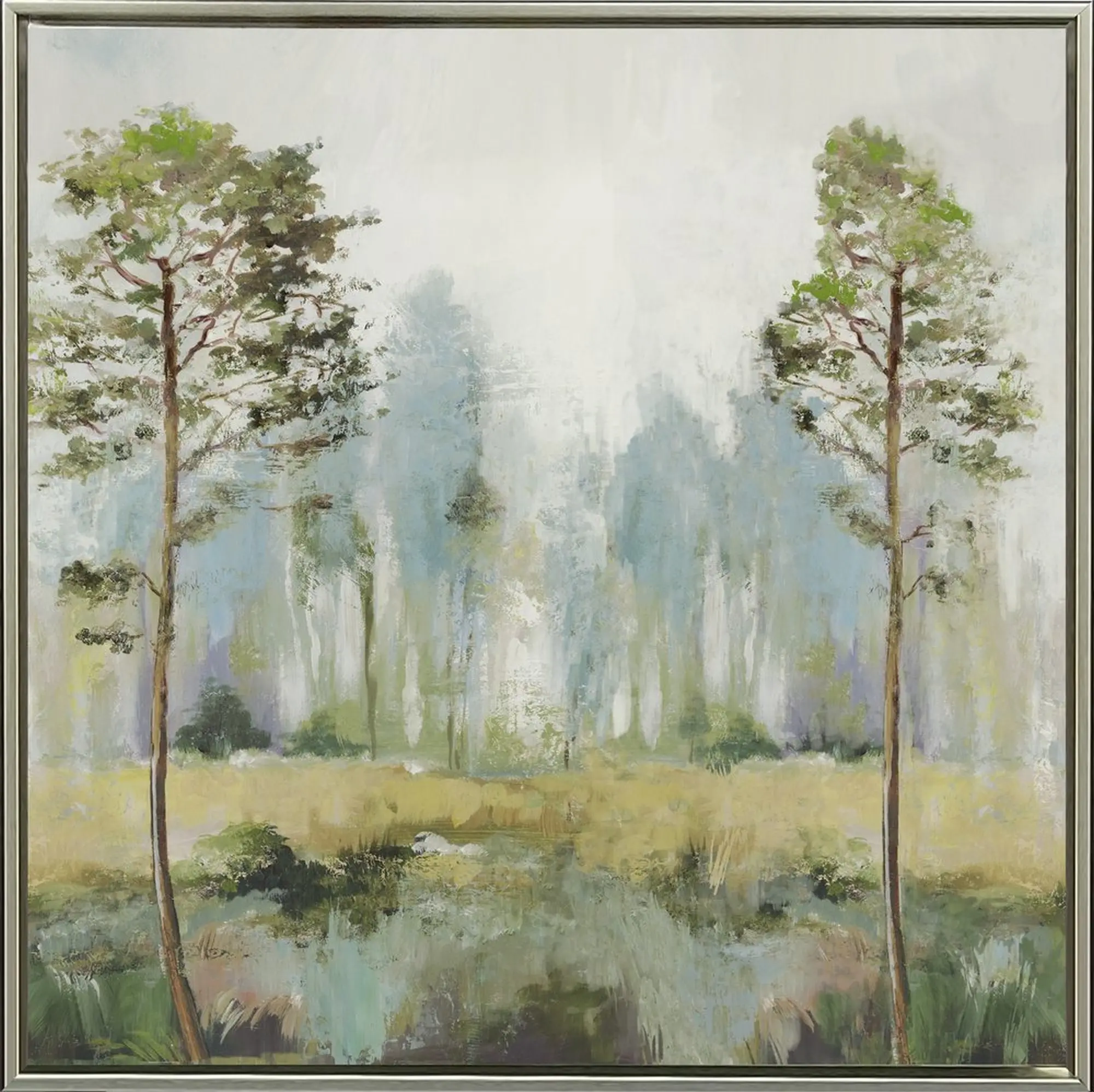 Tall Green Trees II Wall Art-1