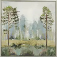 Tall Green Trees II Wall Art