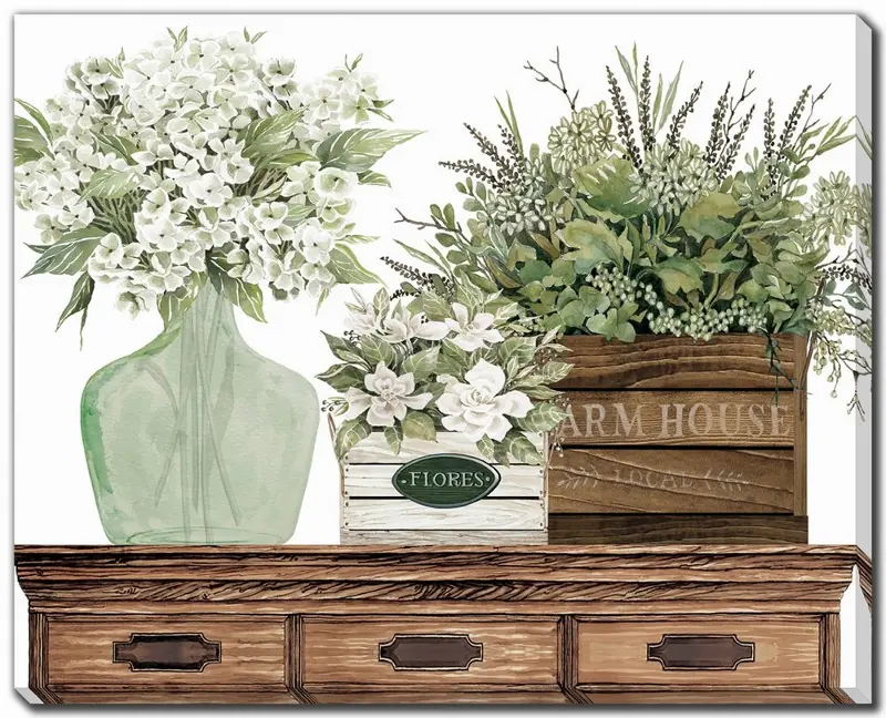 Farm House Florals Wall Art
