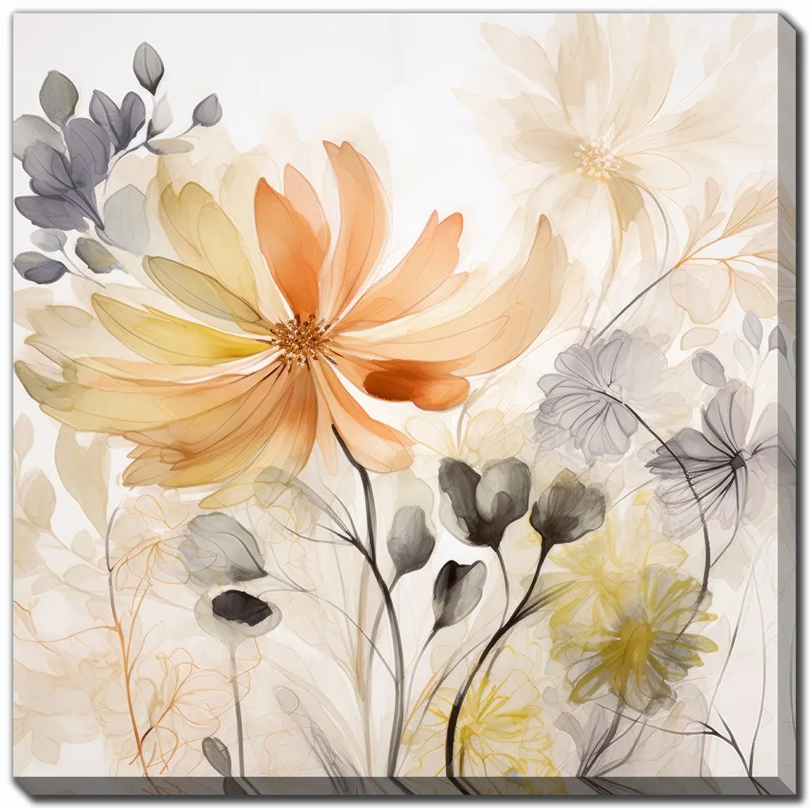 Lush Botanical Serenity I Wall Art-1