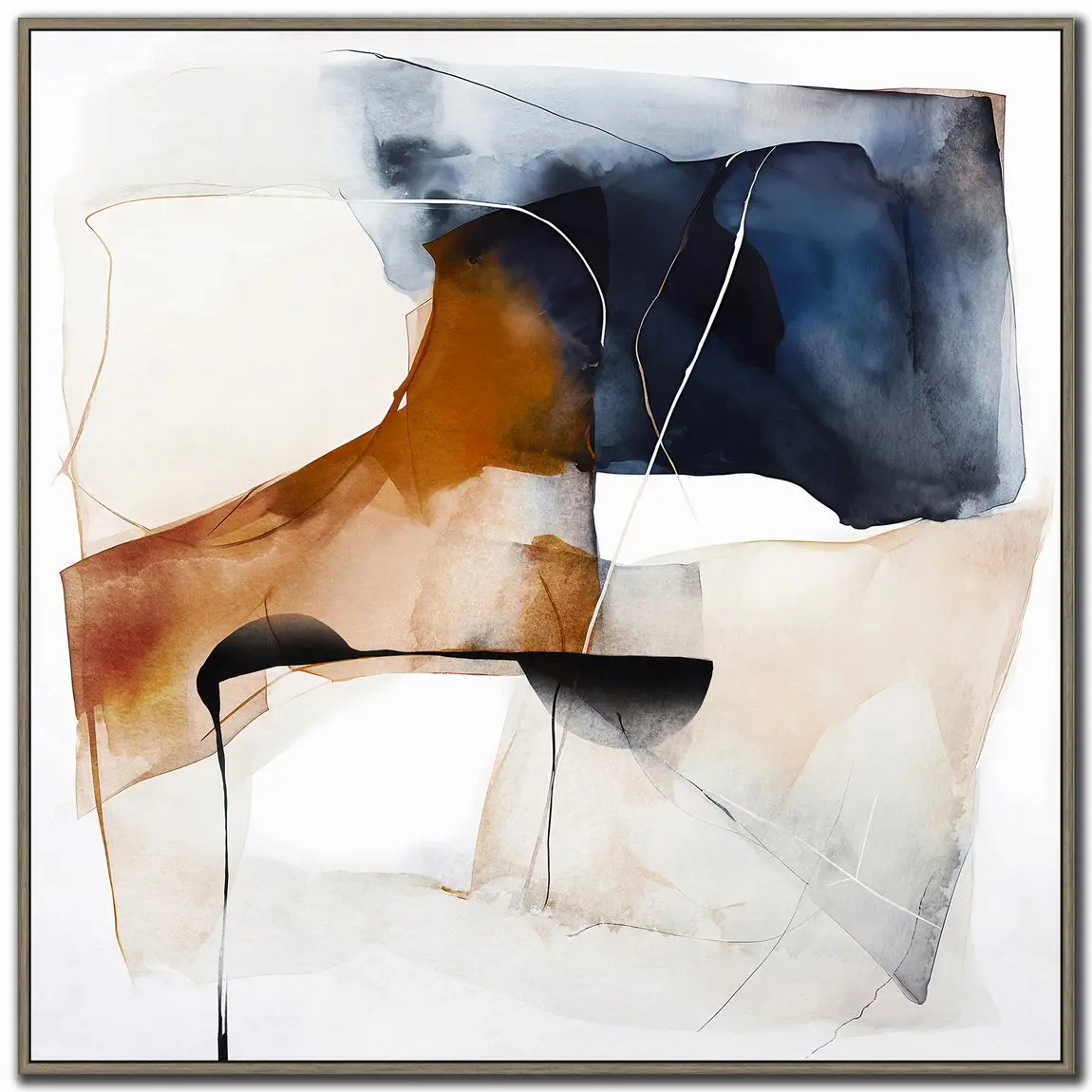 Geometric Musing II Wall Art-1