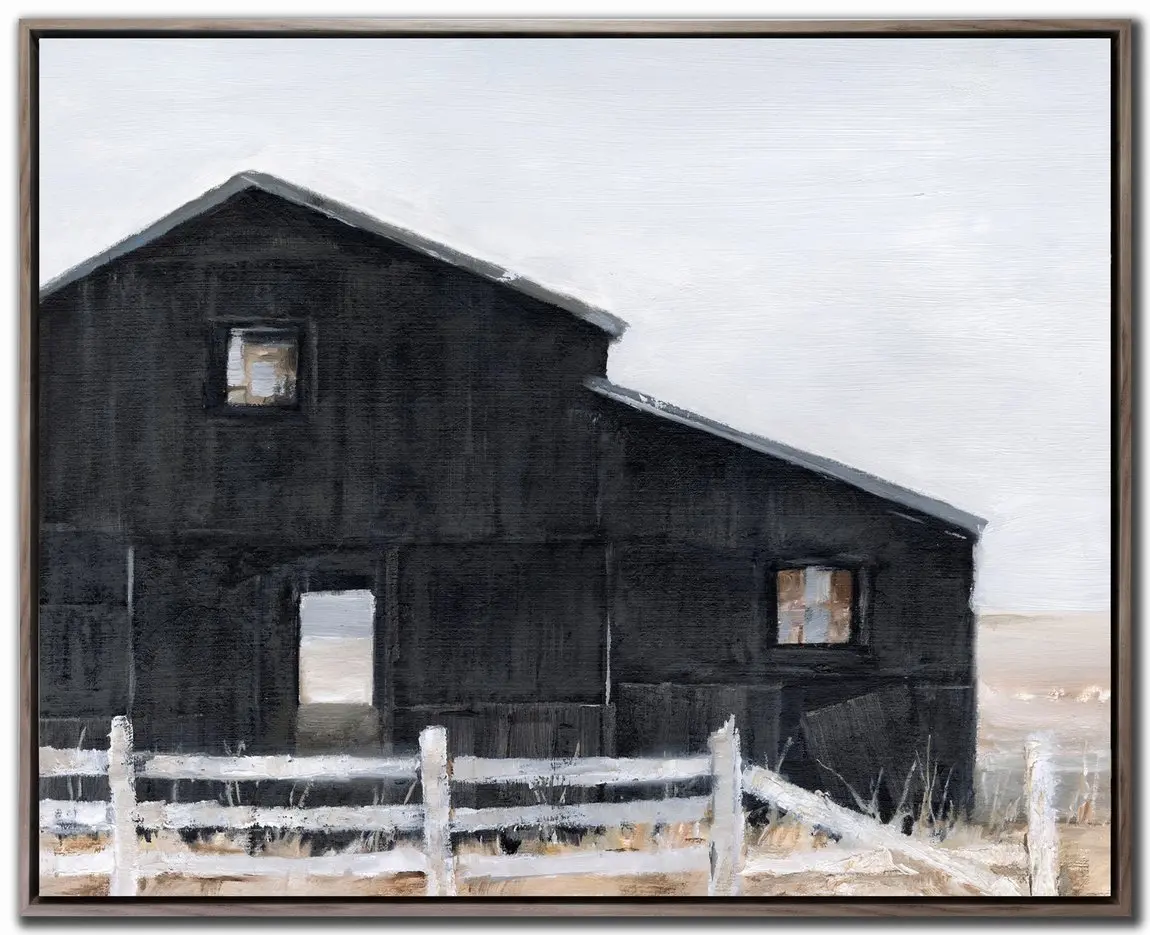 Black Barn I Wall Art-1