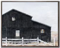 Black Barn I Wall Art