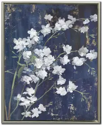 Navy Blossoms II Wall Art