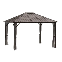 Sojag Dakota 10 x 12 Dark Brown Gazebo