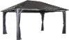 Sojag Genova 12 x 16 Dark Brown Gazebo