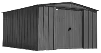 Arrow Classic 10 x 14 Charcoal Steel Storage Shed