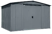Arrow Classic 10 x 8 Charcoal Steel Storage Shed