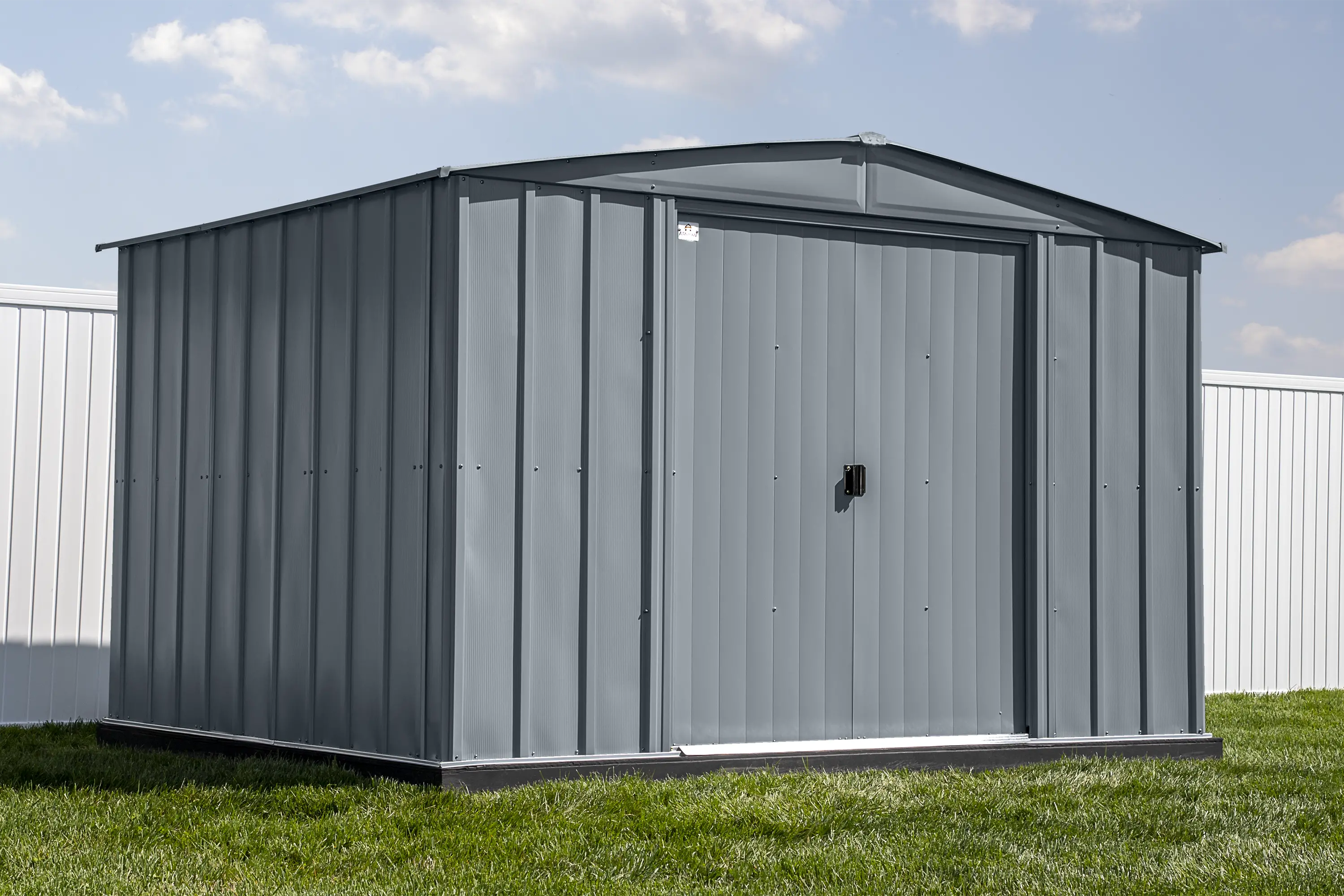 Arrow Classic 10 x 8 Charcoal Steel Storage Shed-2