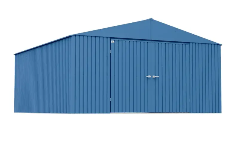Arrow Elite 14 x 16 Blue Gray Storage Shed-1
