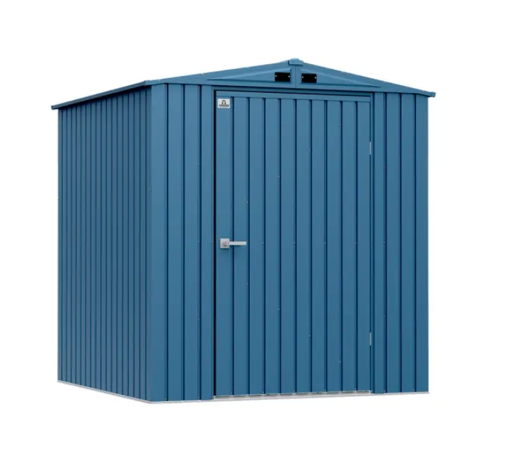Arrow Elite 6' Blue Gray Storage Shed-1