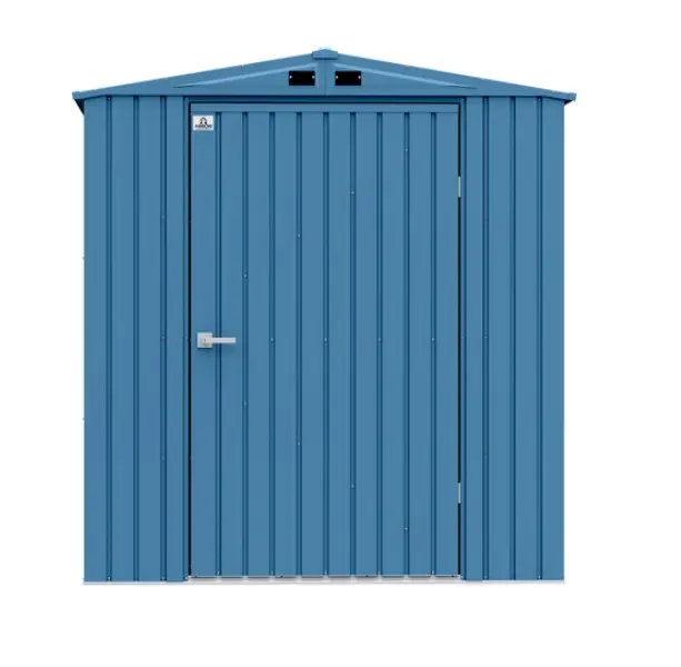 Arrow Elite 6' Blue Gray Storage Shed-3