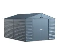 Arrow Select 10 x 14 Blue Gray Storage Shed