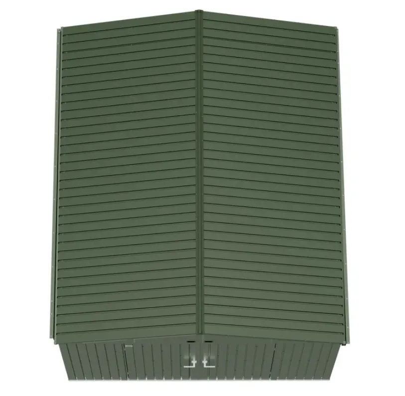 Scotts 10 x 12 Green Metal Storage Shed-10