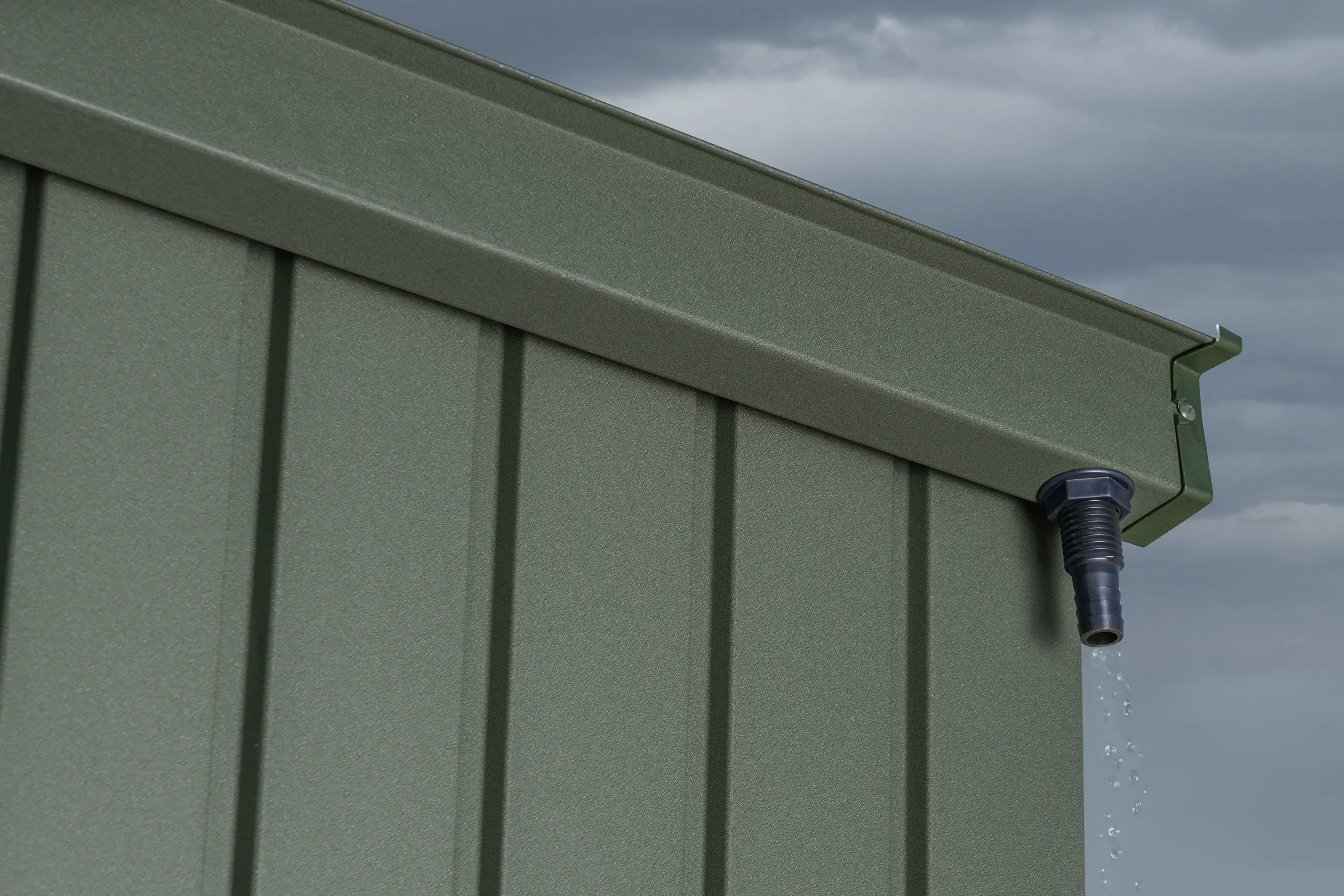 Scotts 10 x 12 Green Metal Storage Shed-3