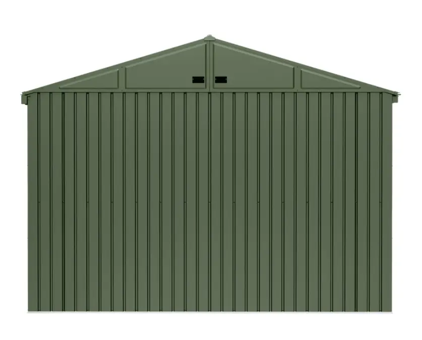 Scotts 10 x 12 Green Metal Storage Shed-9