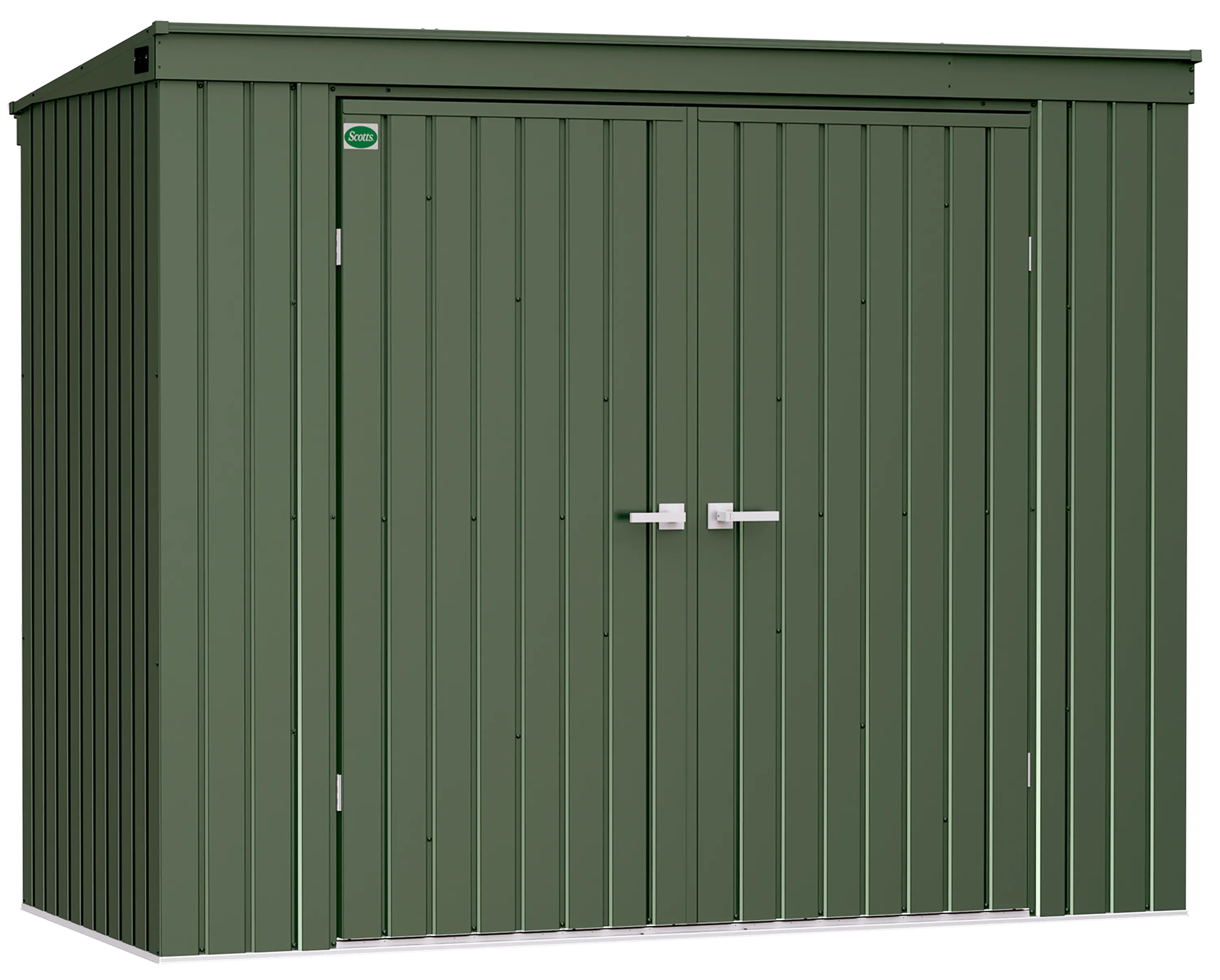 Scotts 8 x 4 Green Garden Storage Shed-1