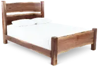 Live Edge Walnut King Bed