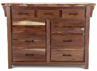 Live Edge Walnut Dresser