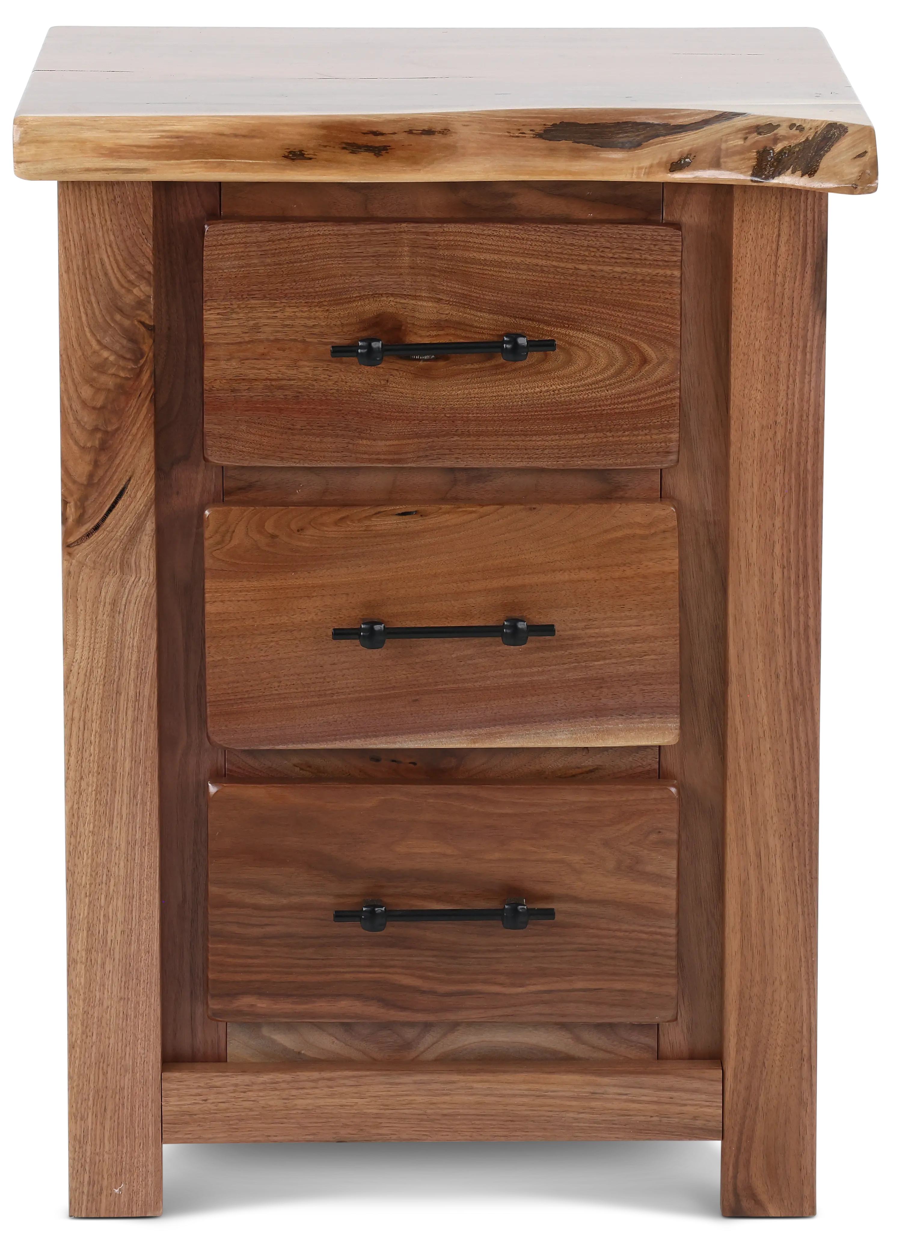Live Edge Walnut Nightstand-1