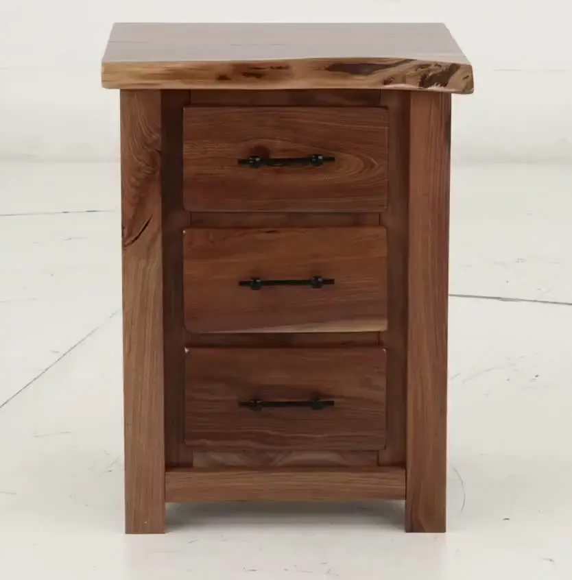 Live Edge Walnut Nightstand-10
