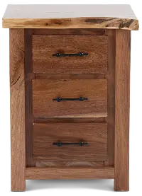 Live Edge Walnut Nightstand