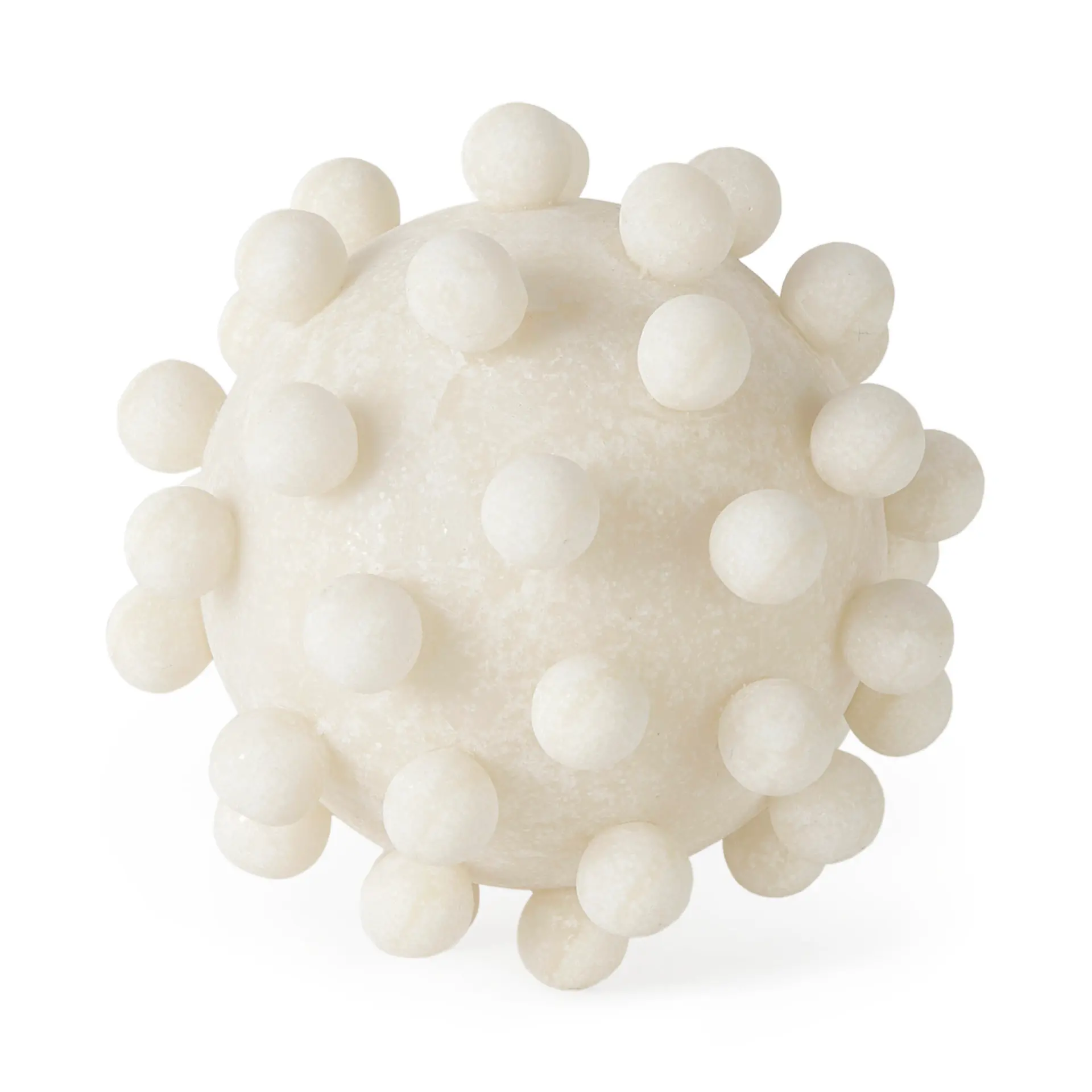Malo Large Cream Decorative Sphere-1