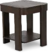 Salina Dark Brown End Table