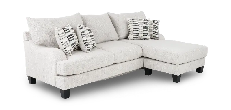 Laguna Marble White Sofa-Chaise