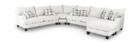 3PC/LAGUNA/MARBLE/OPT.1 Laguna Marble White 3 Piece Sectional