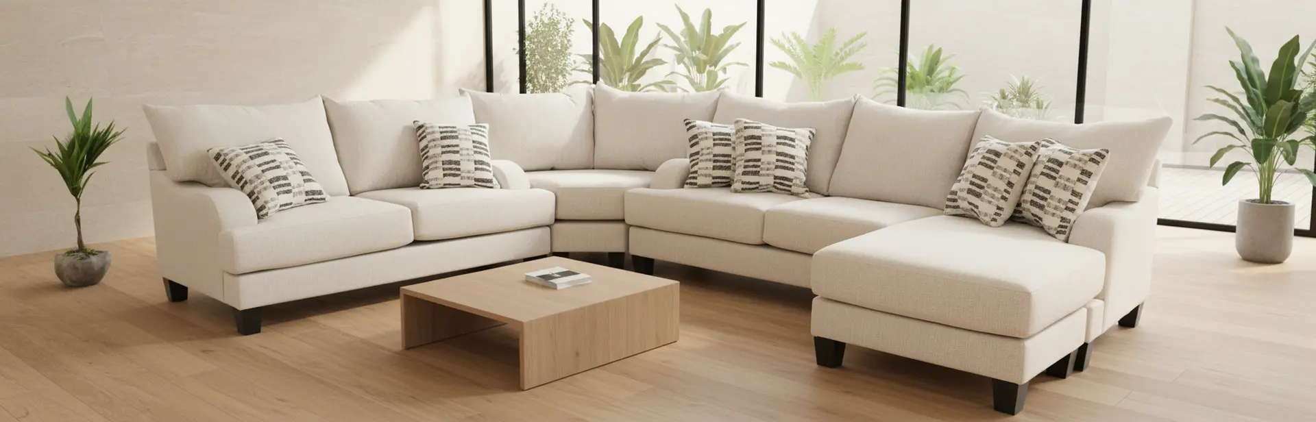 3PC/LAGUNA/MARBLE/OPT.1 Laguna Marble White 3 Piece Sectional-6