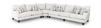 3PC/LAGUNA/MARBLE/OPT.2 Laguna Marble White 3 Piece Sectional