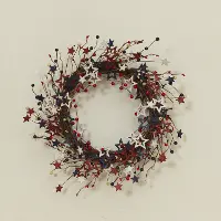 22  Americana Wreath with Stars