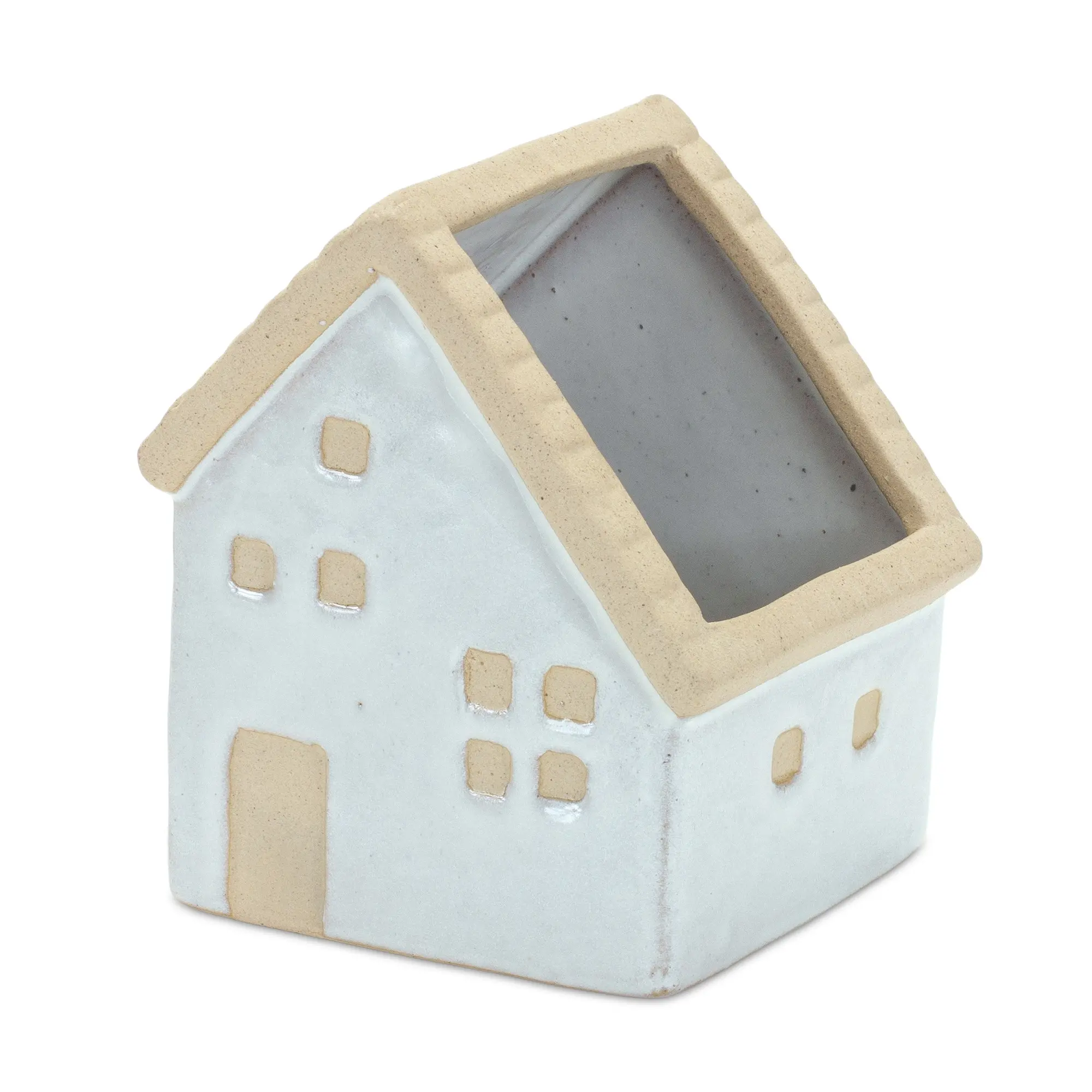 Adalyn Medium Porcelain House Planter-4