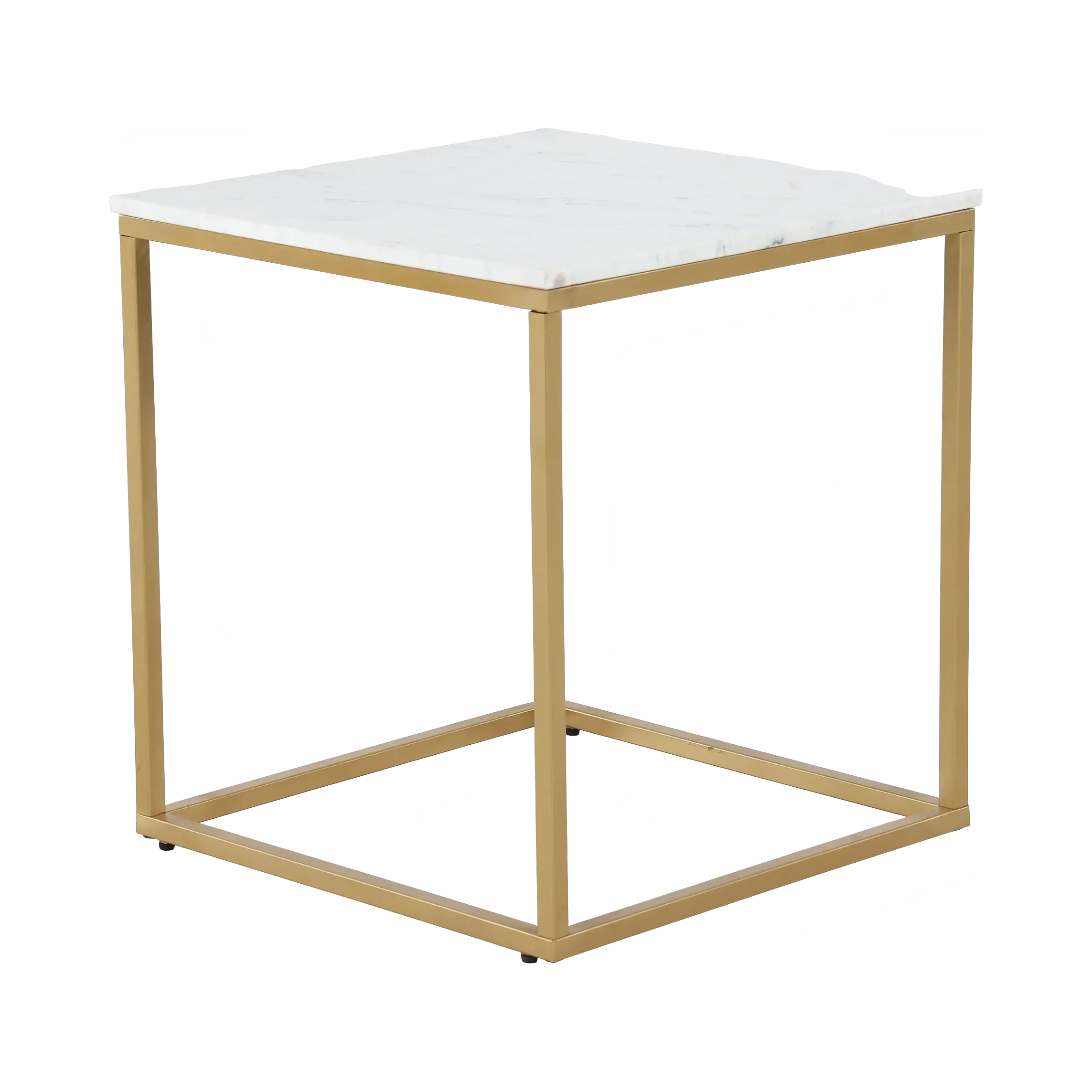 Santana Marble and Gold End Table-1